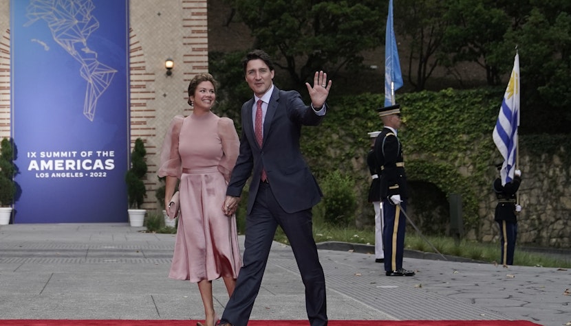 Justin Trudeau şi soţia lui Sophie Justin Trudeau