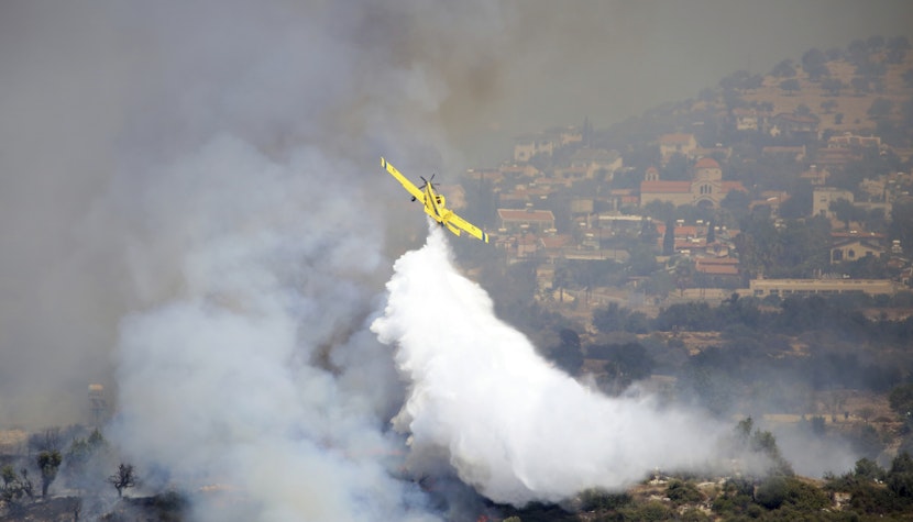 Incendii de vegetație în Cipru