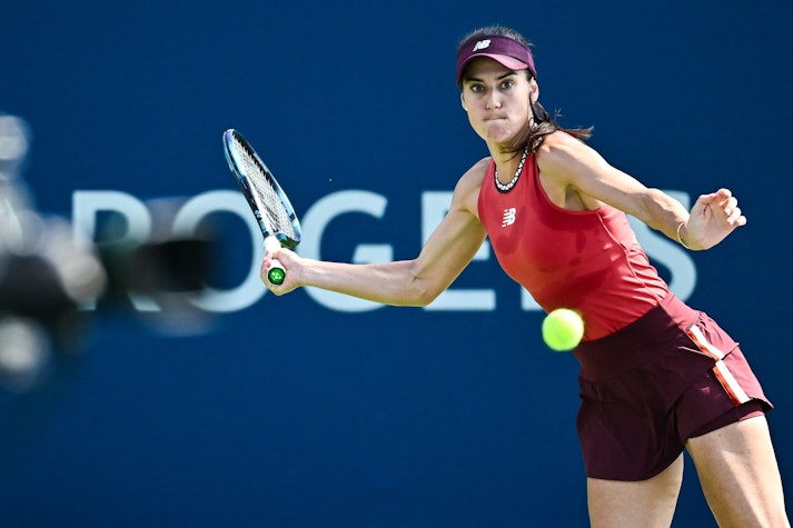 Sorana Cirstea, in timpul unui meci