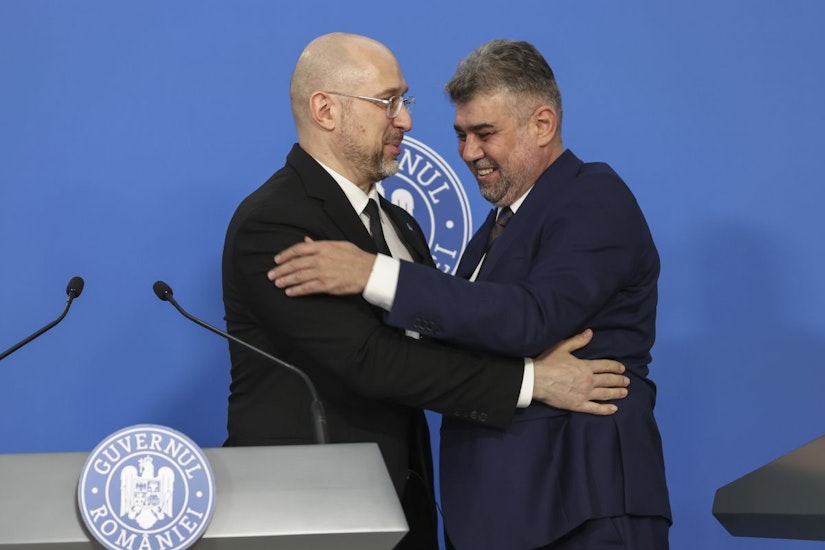 Denis Şmîhal și Marcel Ciolacu