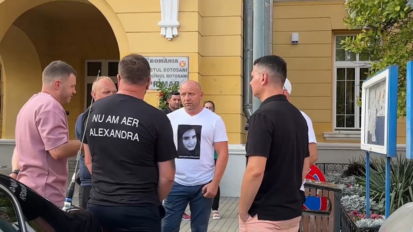 Protest dupa moartea Alexandrei