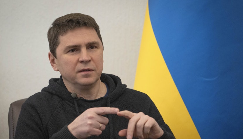 Consilierul președintelui Volodimir Zelenski, Mihailo Podoliak Mihailo Podoliak