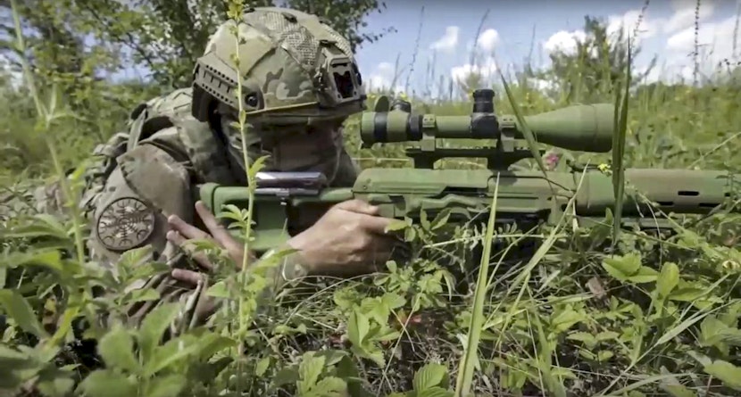 Militar ucrainean din Forțele Speciale