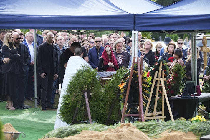 Înmormântarea șefului grupului Wagner