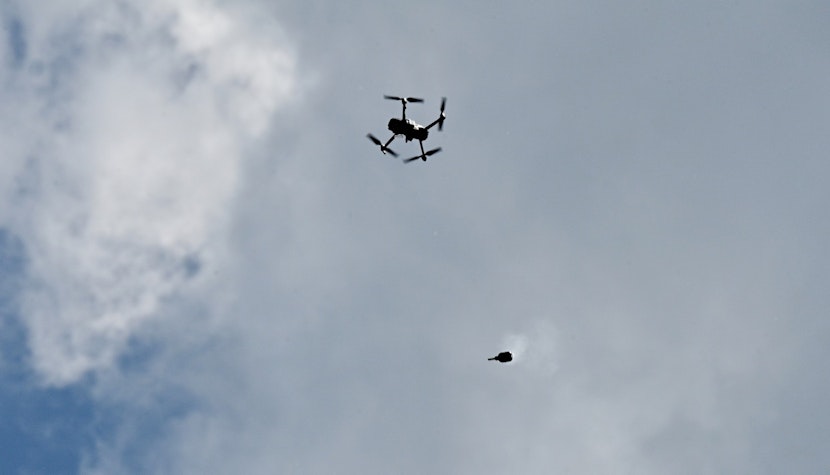 Se presupune că este o dronă rusească