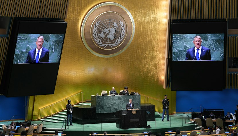 Klaus Iohannis la Adunarea Generală a ONU, de la New York Klaus Iohannis