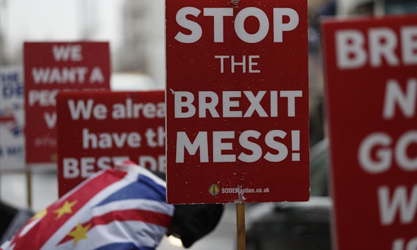 Manifestație anti-Brexit în Marea Britanie