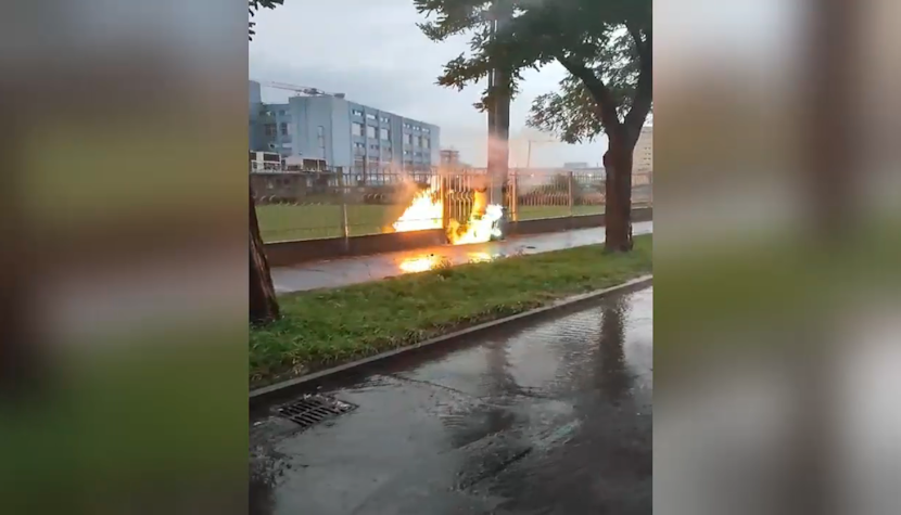 Incendiu în Cluj