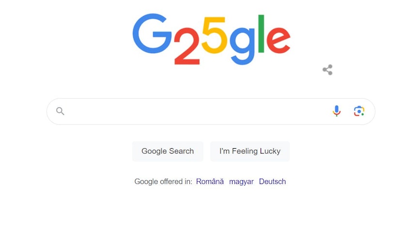 Google aniversează 25 de ani