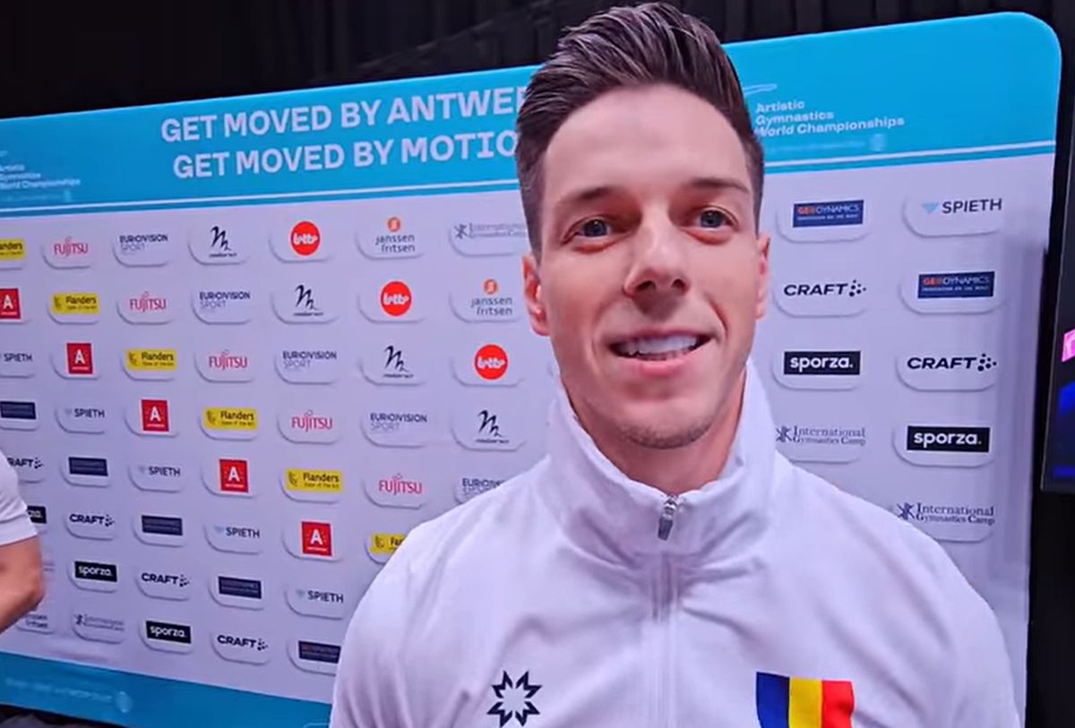 Gimnastul Andrei Muntean, calificat la Jocurile Olimpice din 2025. Este