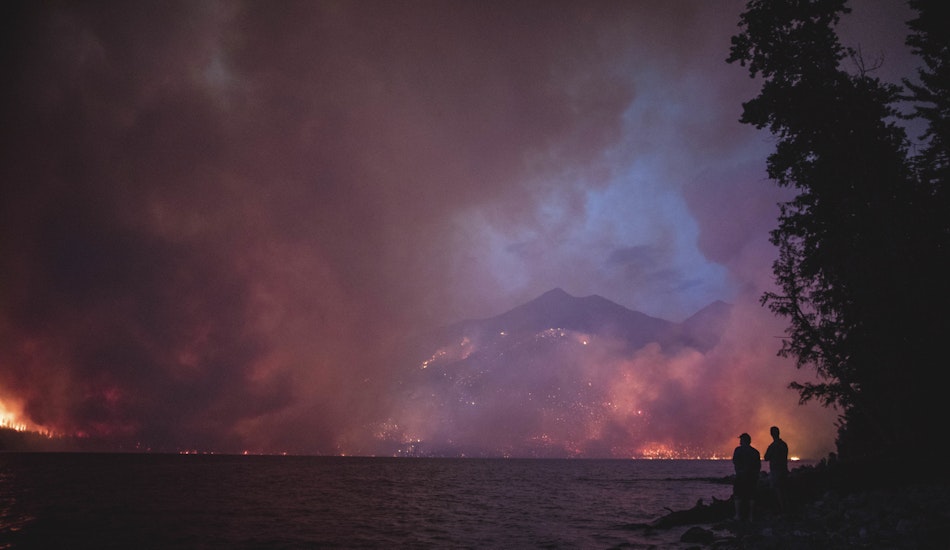 Incendiu de vegetație în Canada