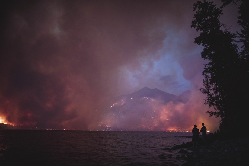 Incendiu de vegetație în Canada