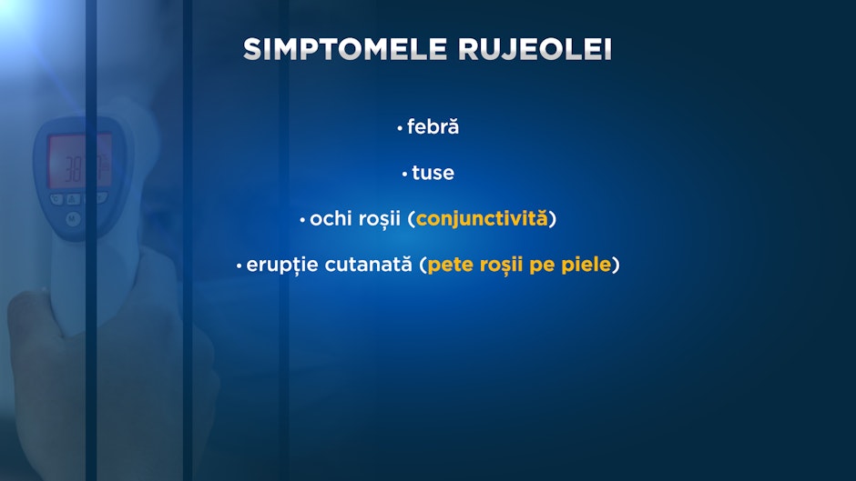 Simptomele rujeolei