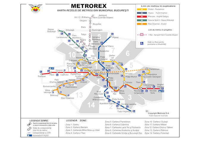 harta metrou