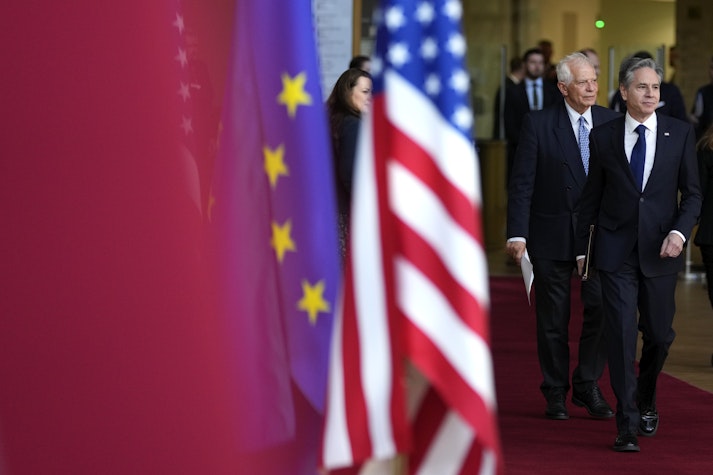 Josep Borrell și Antony Blinken