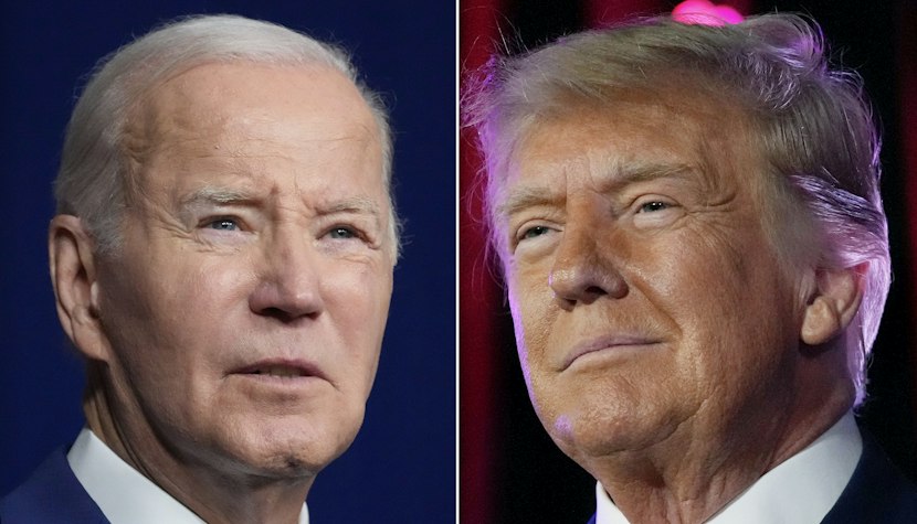 Președintele Joe Biden și fostul lider republican Donald Trump