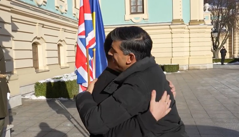 Premierul britanic s-a întâlnit cu Zelenski