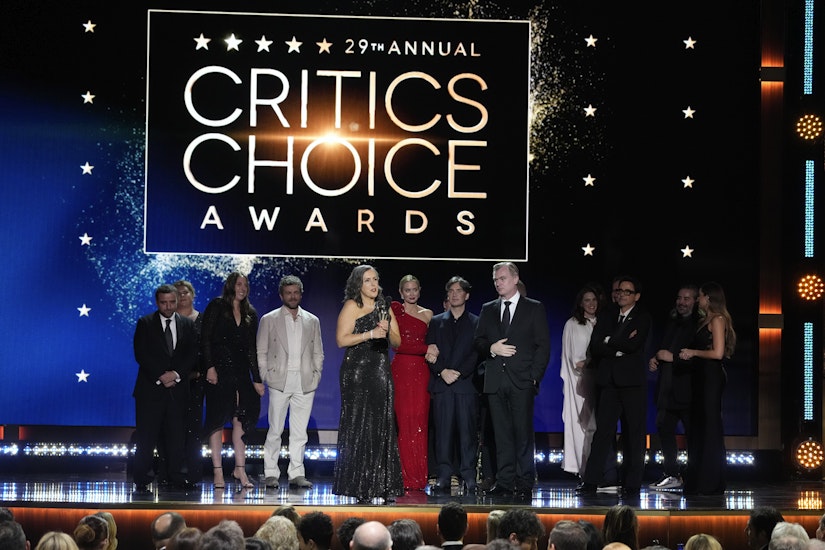 "Oppenheimer" accept the award for best picture during the 29th Critics Choice Awards