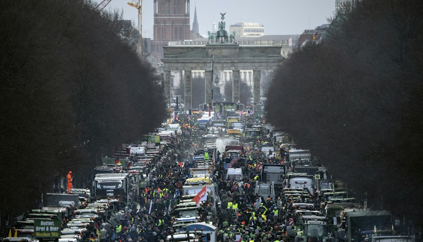Proteste ale agricultorilor în Germania