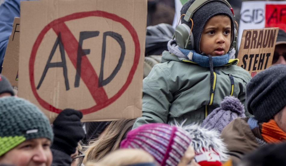 Protest în Germania împotriva extremei de dreapta