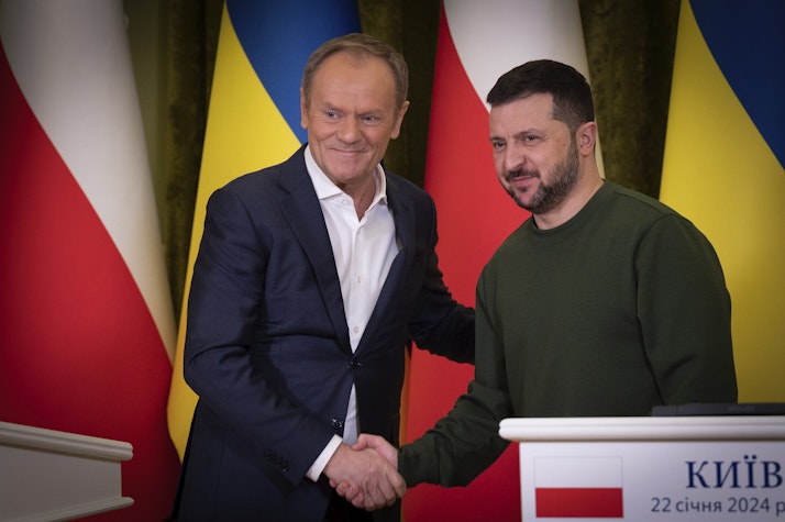 zelenski, tusk
