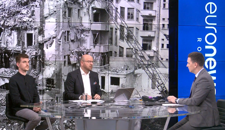 Răzvan Munteanu și Matei Sumbasacu, la Euronews România