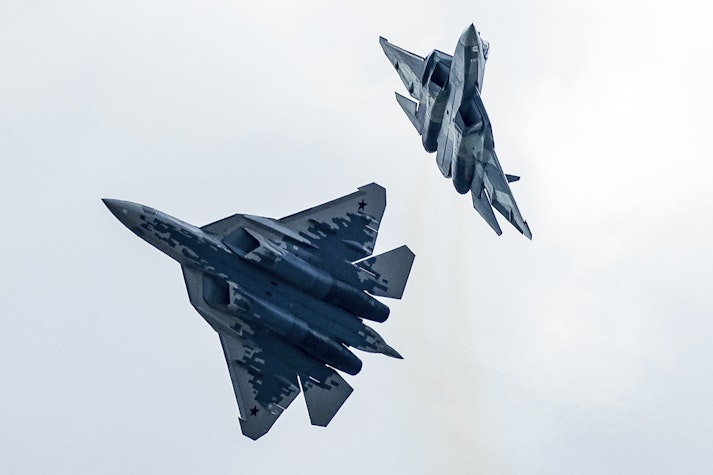 Avioane rusești Su-57