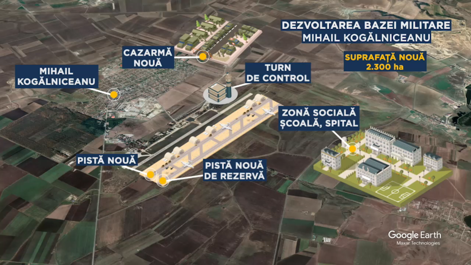 Cea mai mare bază NATO din Europa, în construcție. Noua bază de la Mihail Kogălniceanu va găzdui permanent până la 10.000 de militari