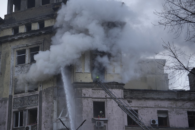 Atac în Kiev