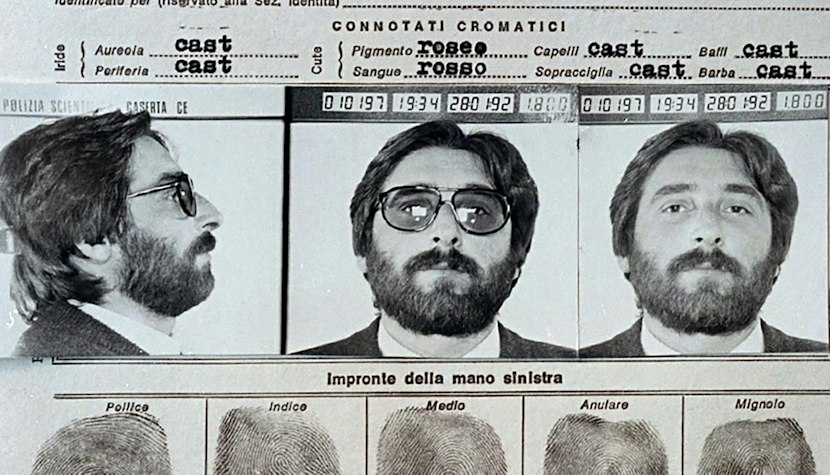 Mafiotul Francesco 'Sandokan' Schiavone