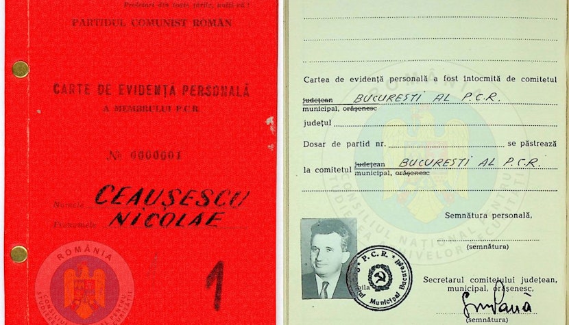 Ce scrie în cartea de evidență personală a lui Nicolae Ceaușescu