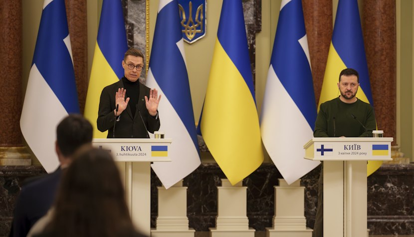 Alexander Stubb și Volodimir Zelenski Alexander Stubb și Volodimir Zelenski