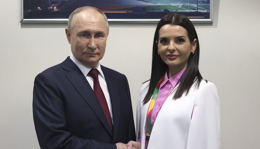 Evghenia Guțul și Vladimir Putin