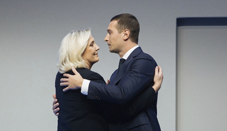 Marine le Pen și Jordan Bardella