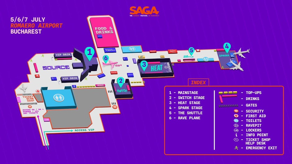 Harta SAGA Festival 2024