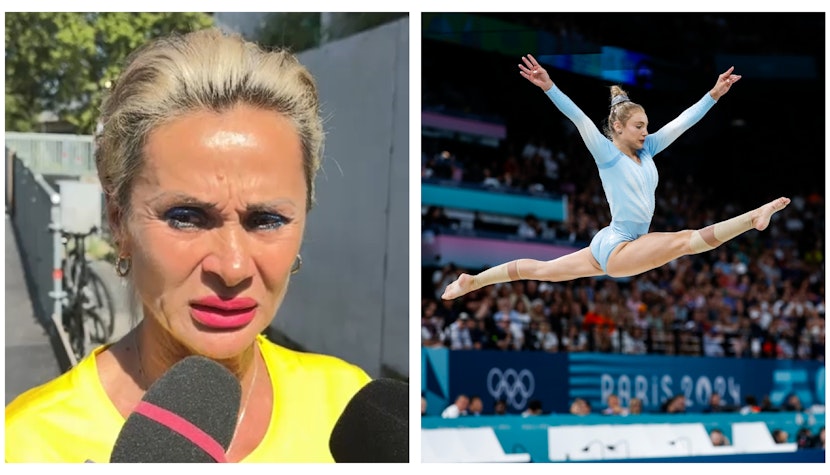 Camelia Voinea, mama și antrenoarea gimnastei Sabrinei Voinea