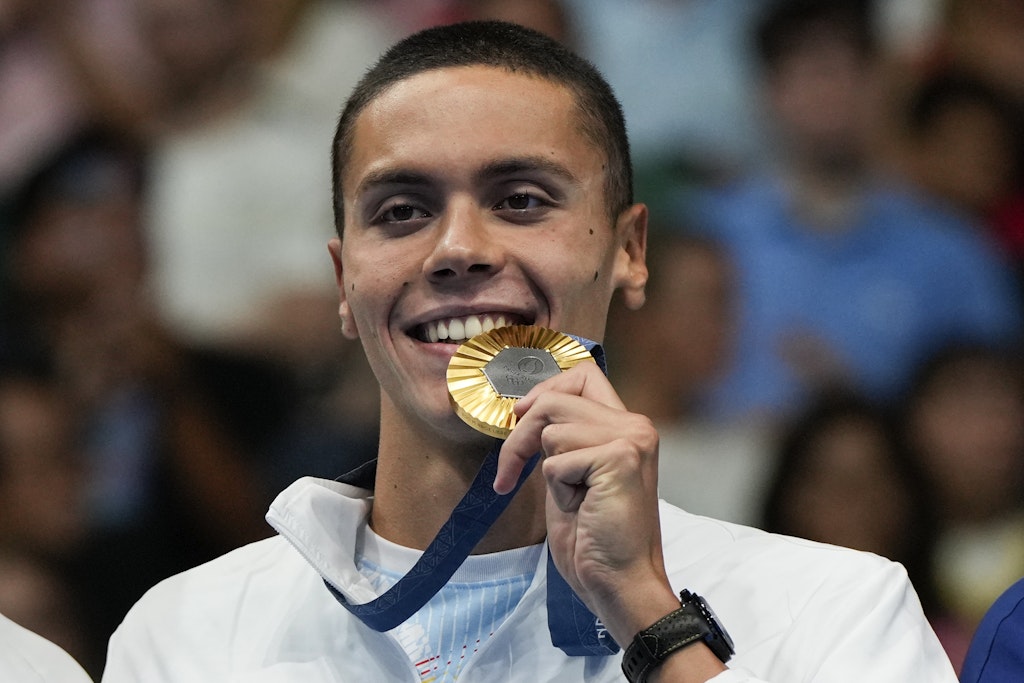 David Popovici cu medalia de aur