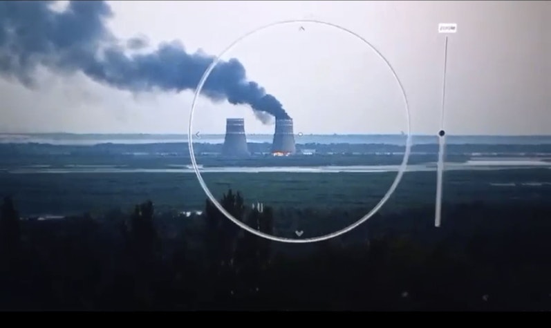 incendiu centrala zaporojie