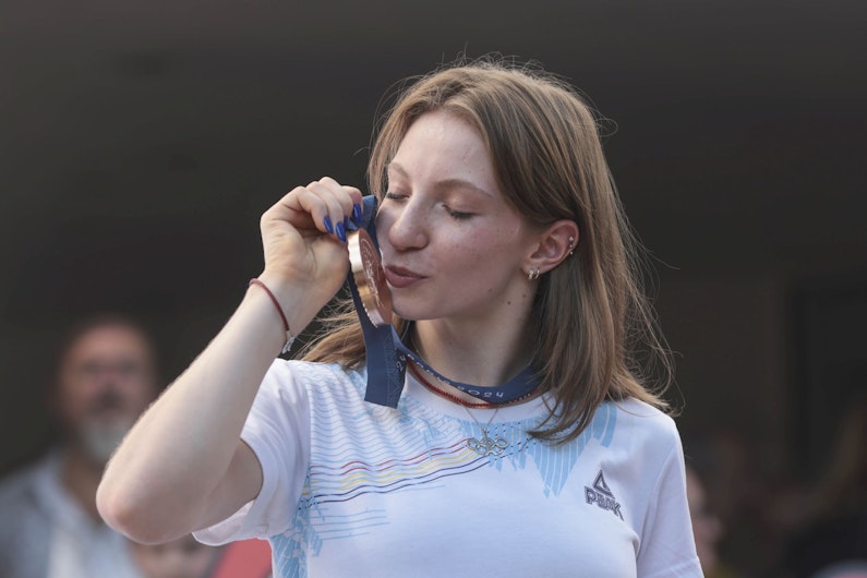 ana barbosu cu medalia de bronz