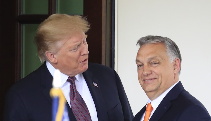 Donald Trump și Viktor Orban Donald Trump