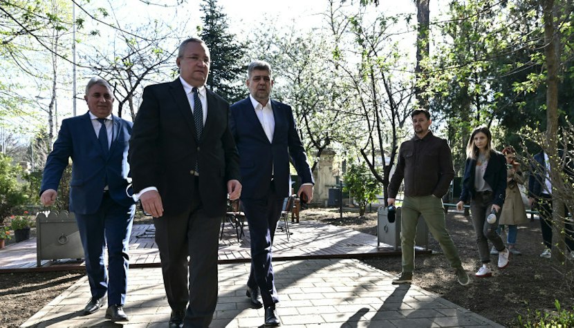 Marcel Ciolacu și Nicolae Ciucă