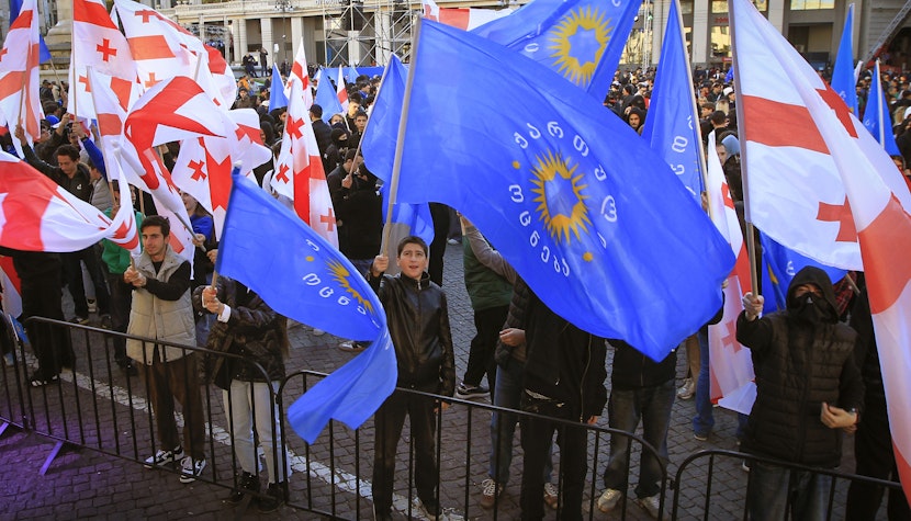 Protest în Georgia