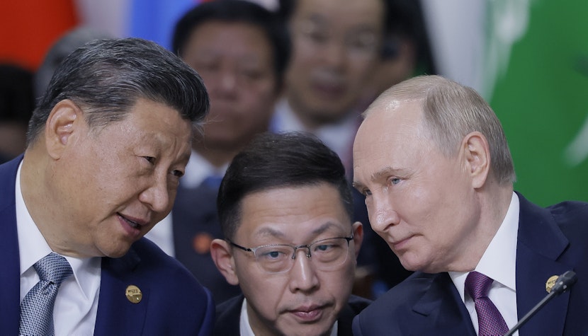 Xi Jinping și Vladimir Putin