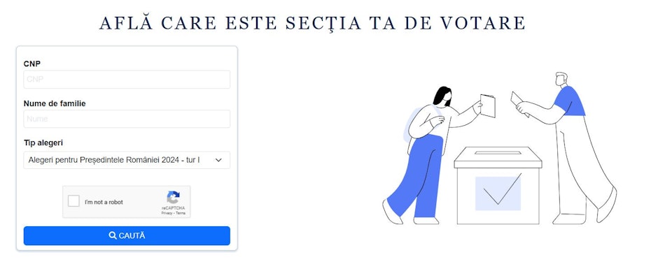 Registrul electoral pentru alegerile prezidențiale 2024