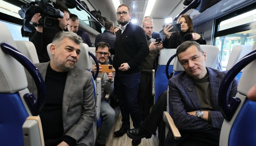 Premierul și ministrul Transporturilor, la inaugurarea trenului Alstom