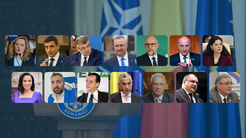 candidați înscriși la alegerile prezidențiale 2024