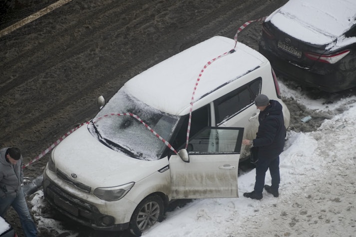 Investigații la locul exploziei
