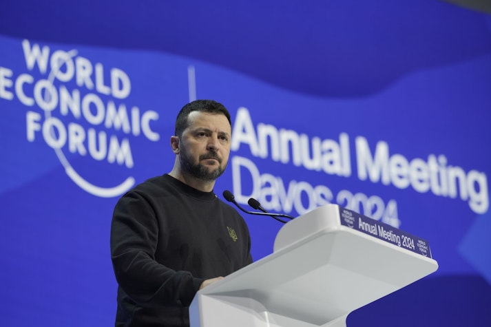 zelenski la davos