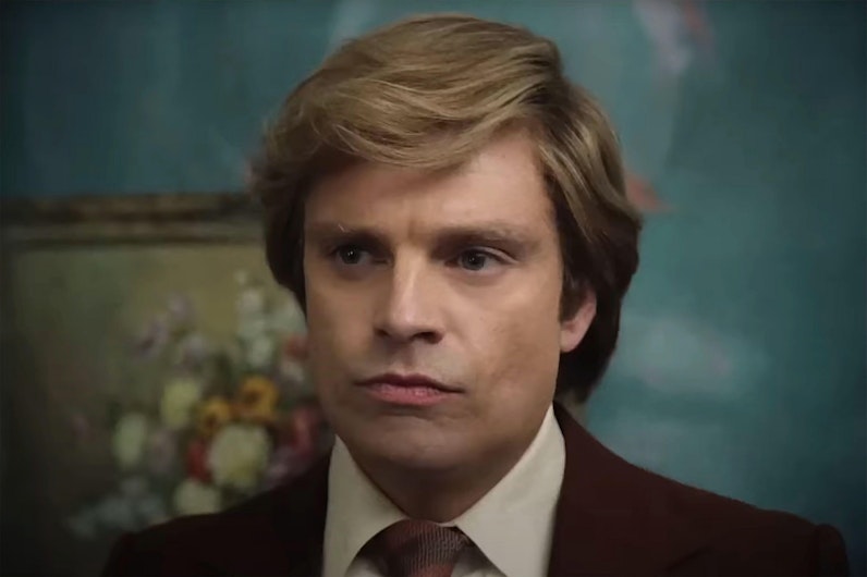 Sebastian Stan, în rolul lui Donald Trump