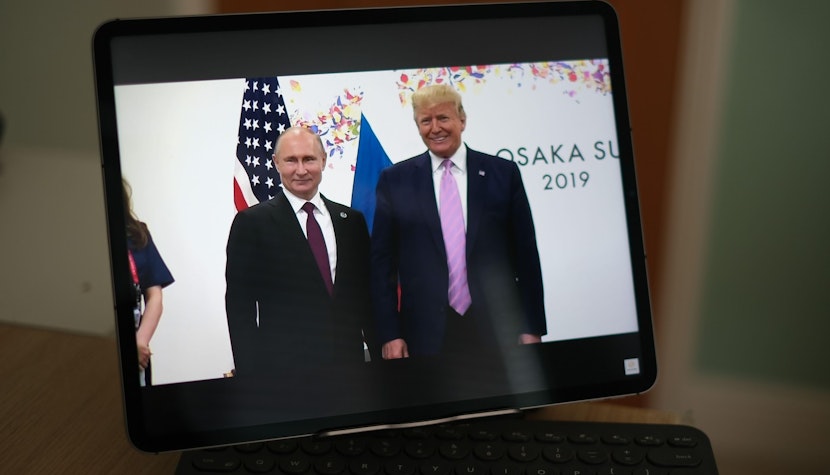 Vladimir Putin și Donald Trump Vladimir Putin si Donald Trump